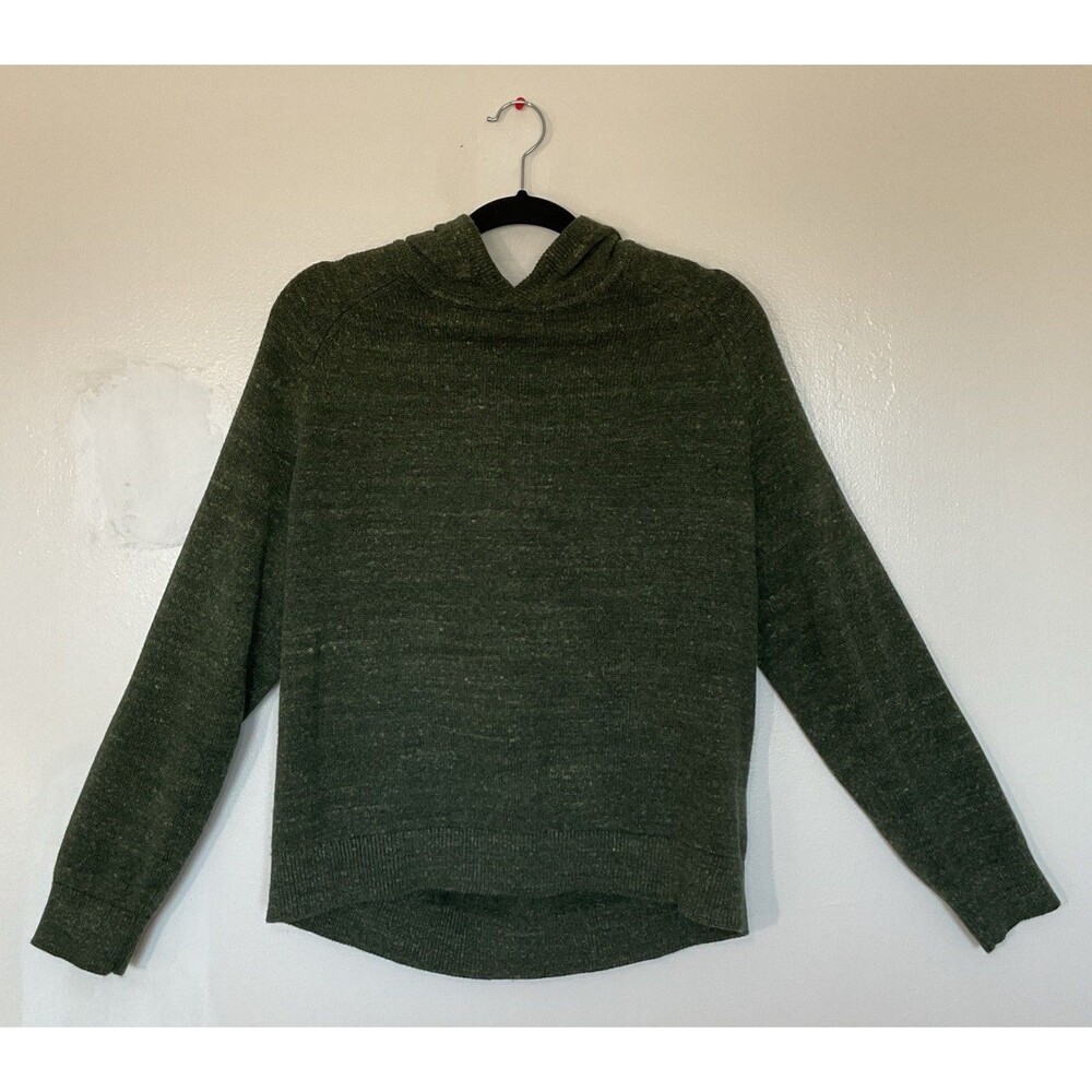 Banana Republic  Cowl Neck Pullover Sweatshirt Green Size L